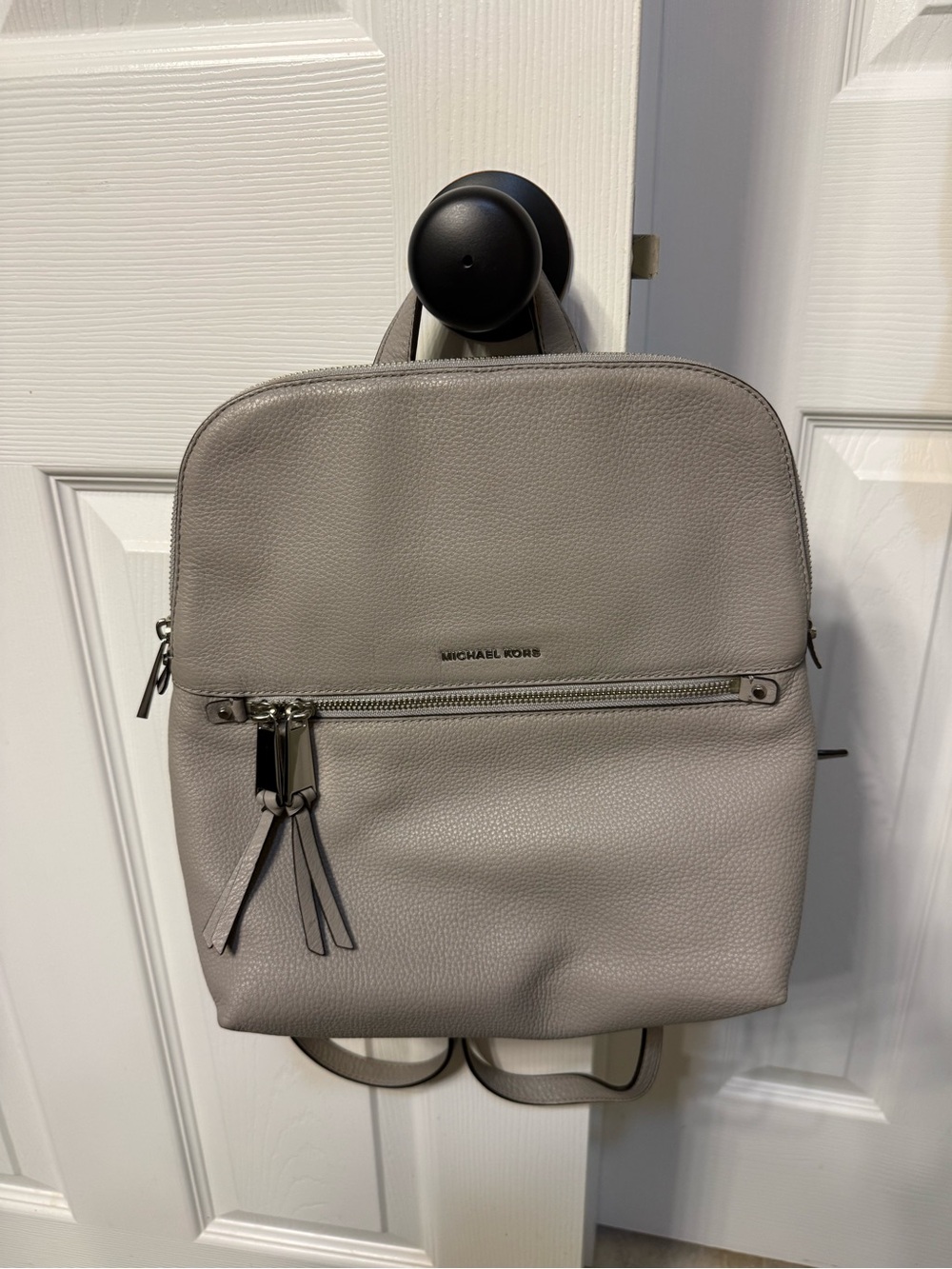 NWT Michael Kors Medium Slim Leather Backpack